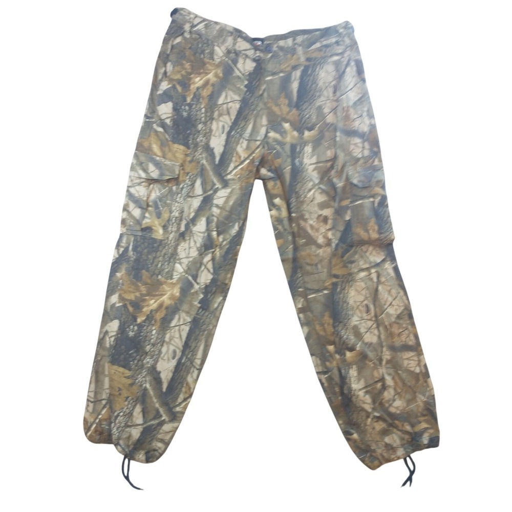 Outfitters Ridge Mens XL Realtree Hardwoods Camo Cargo Pant Organic Cotton 40-42